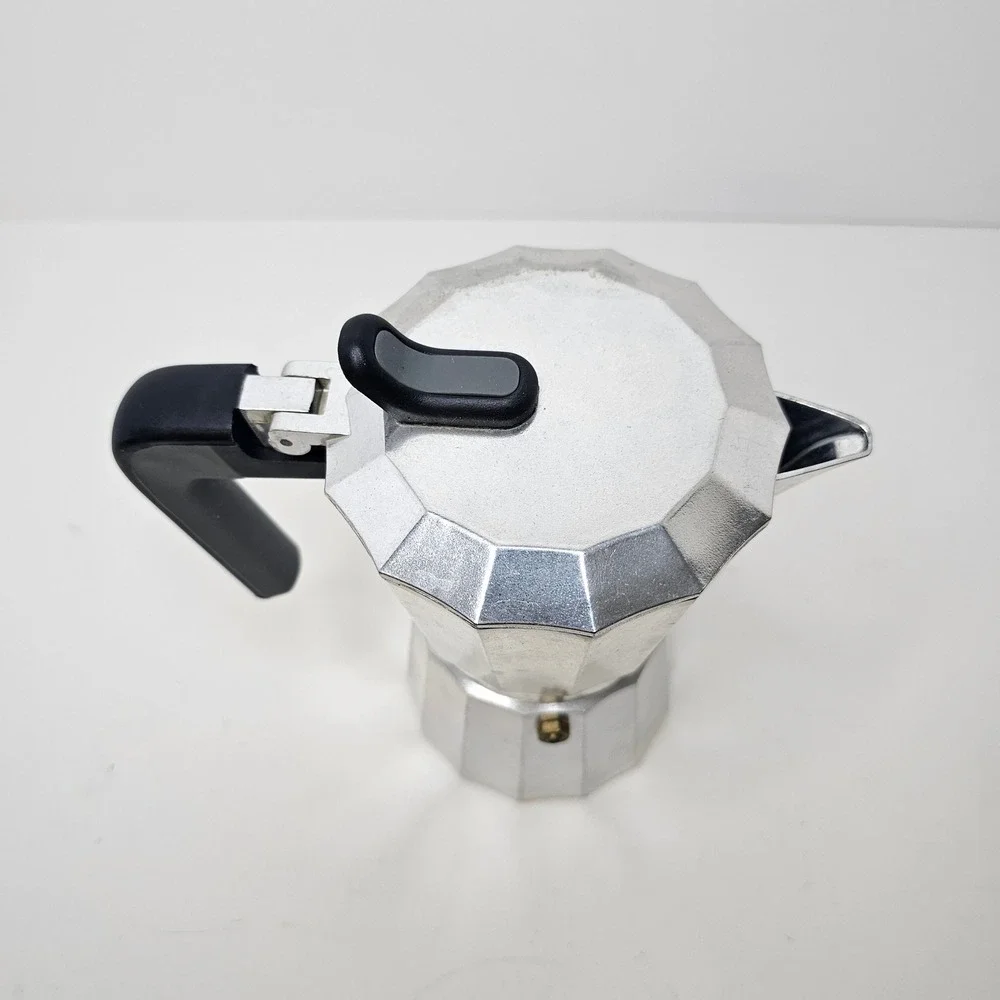 BRA Aluminum 6 cup Espresso Maker Moka Pot Stovetop Coffee